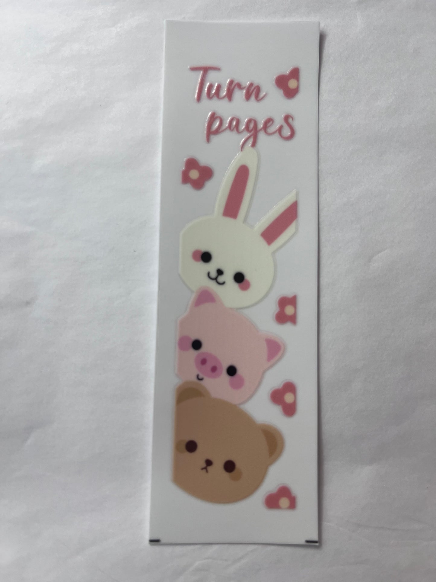 Turn pages bookmark