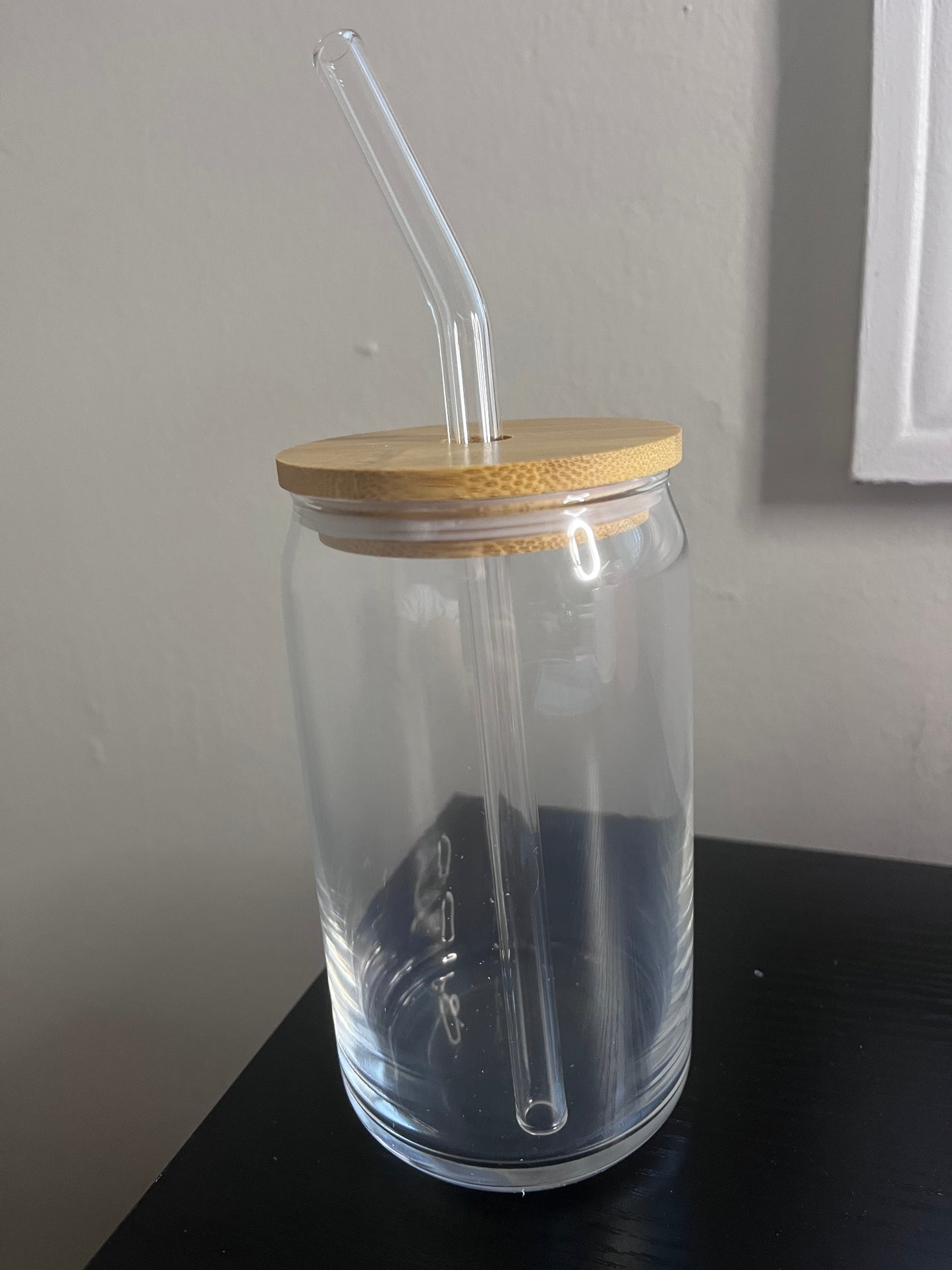 Regular Glass 16oz Cup (NO GLITTER) Must add decal