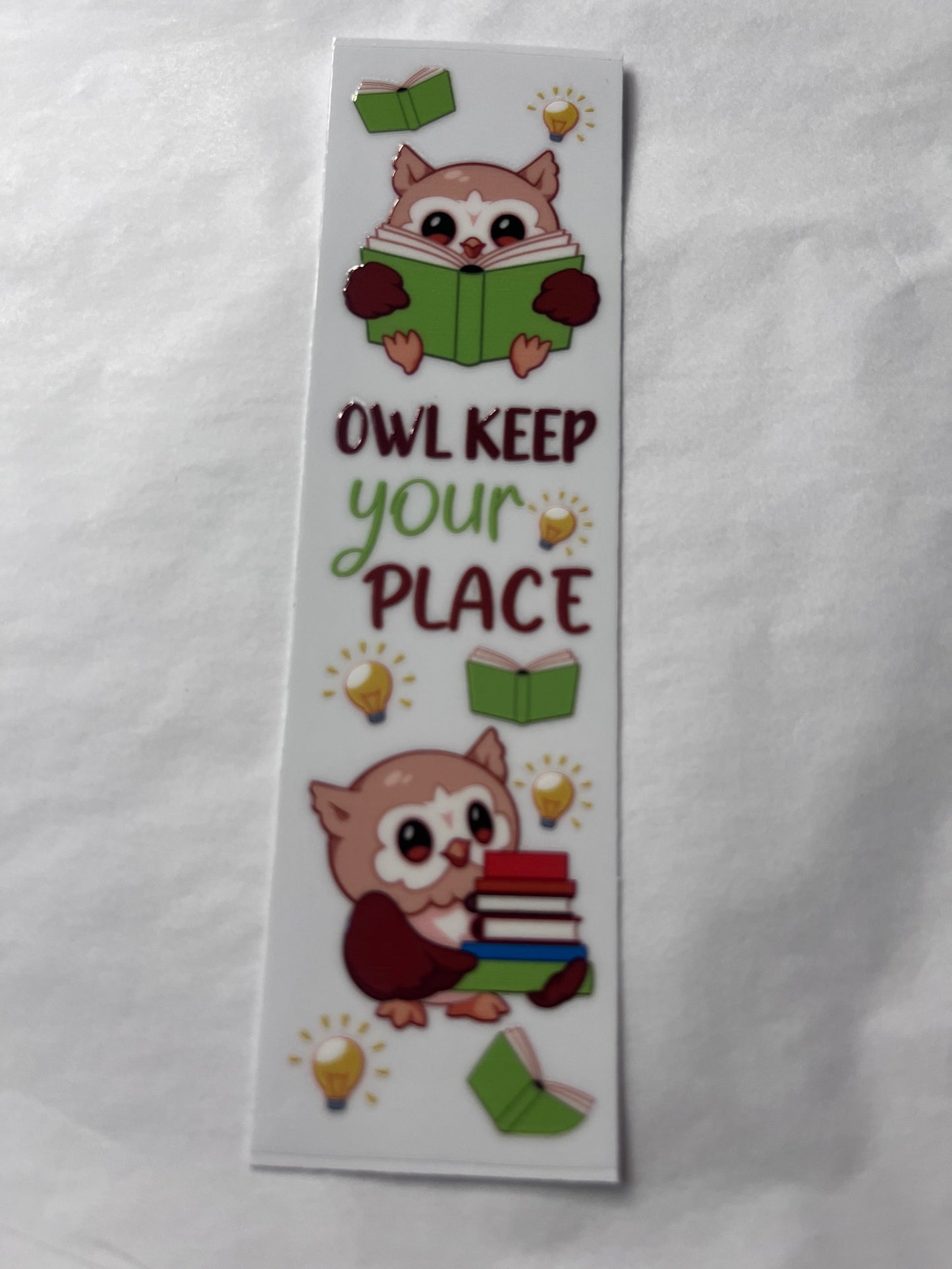 Owl keep your place bookmark