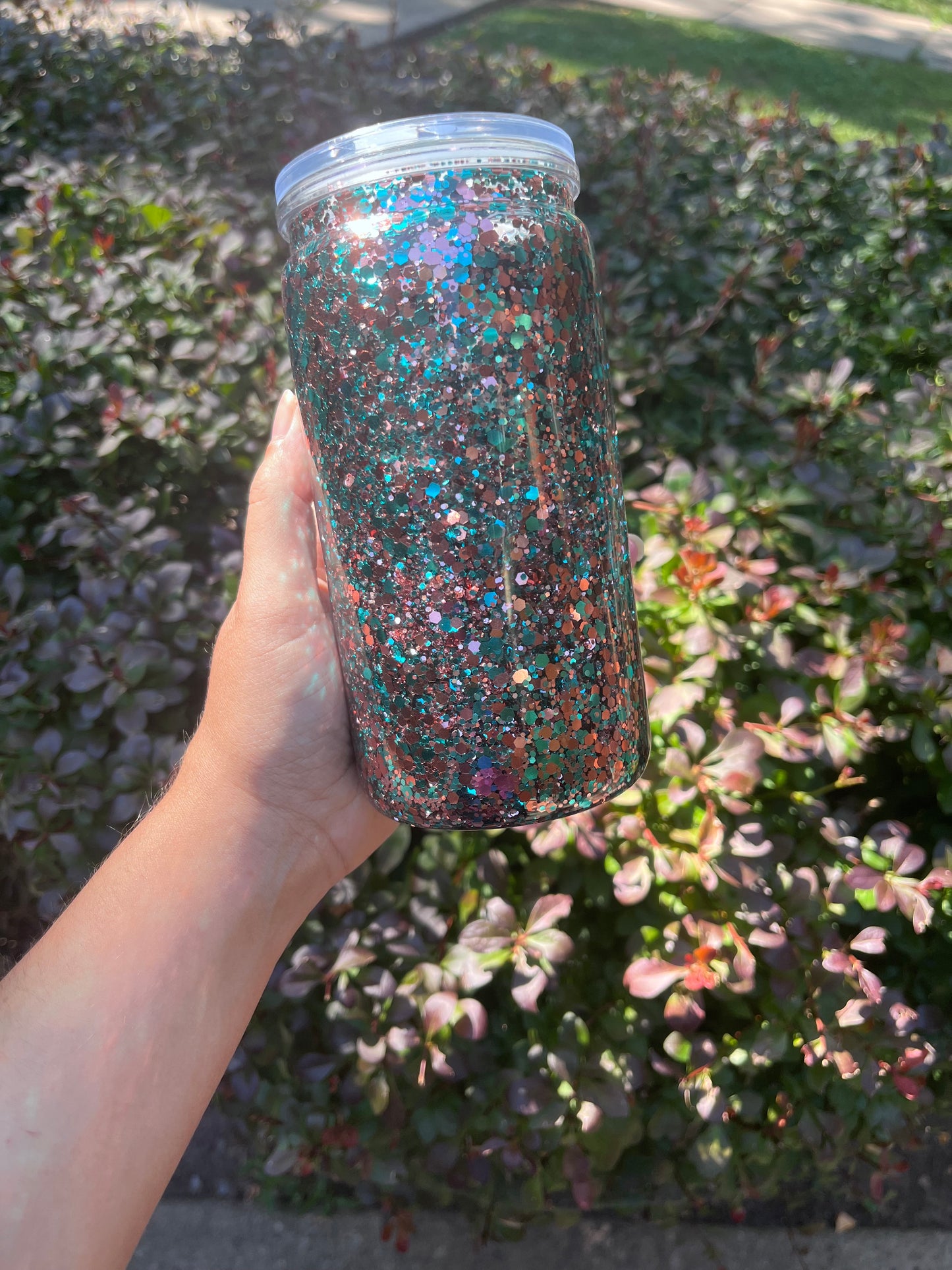 Premade/ cotton candy glitter