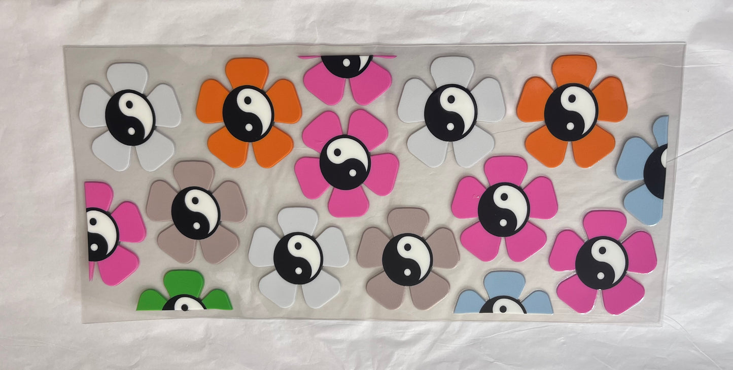 (32) ying-yang flowers