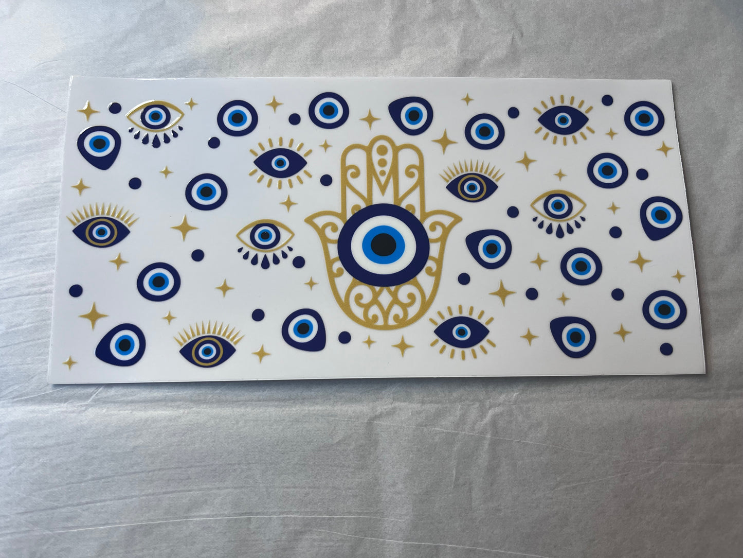 (18) Gold Evil Eye