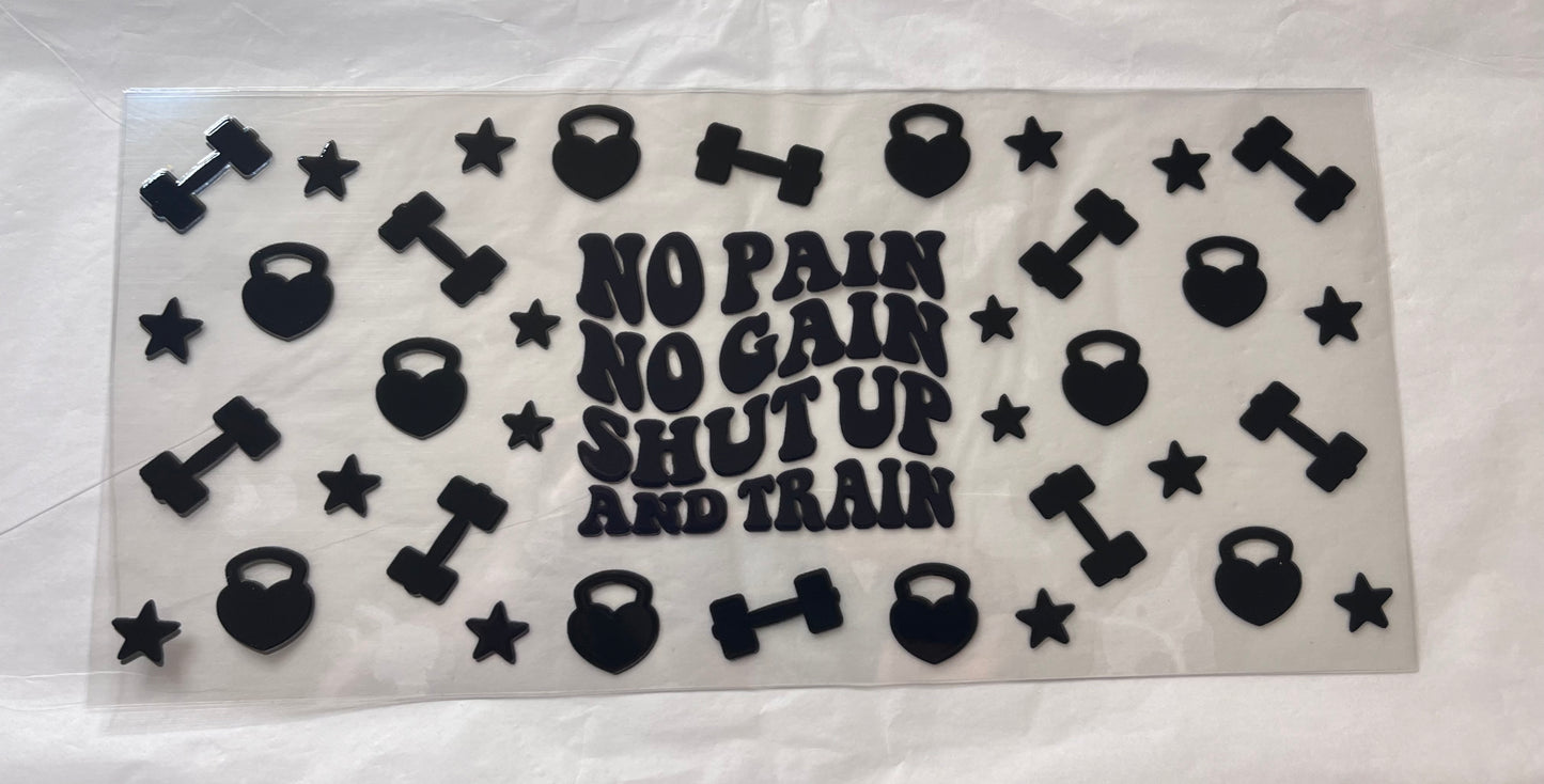(31) no pain no gain