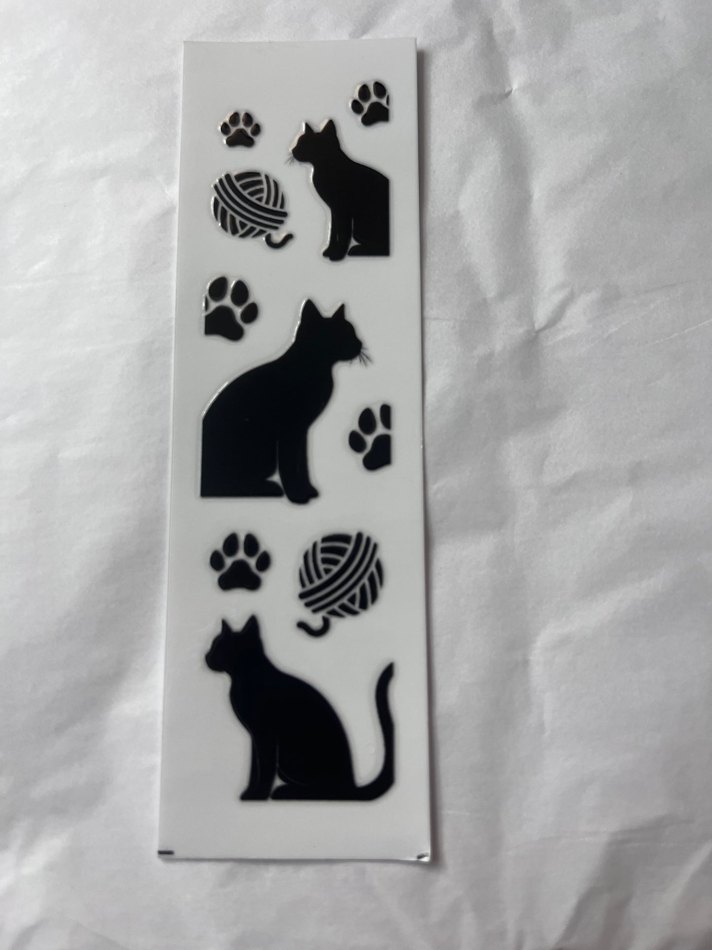 Black cat bookmark