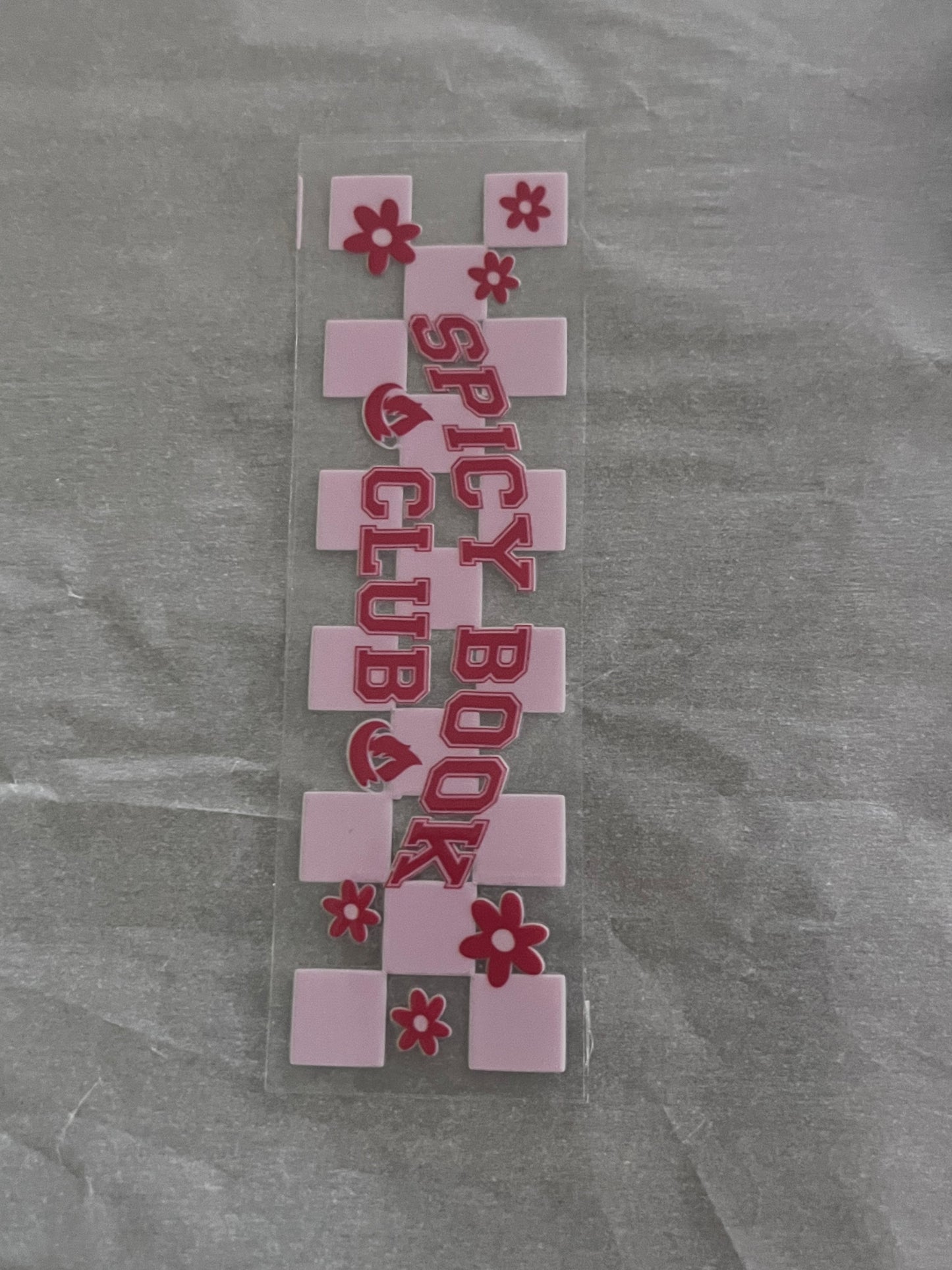 Spicy Book Club bookmark