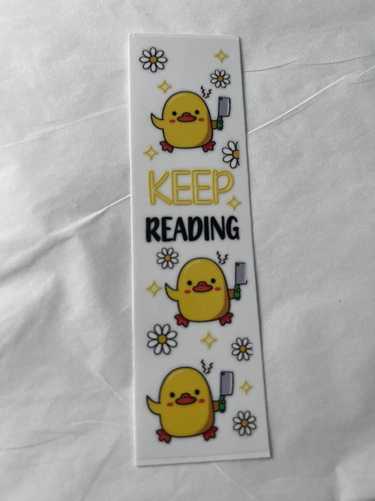 Keep Reading Chicks bookmark