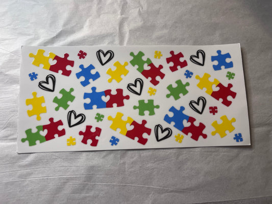 (03) Autism p.p & hearts decal