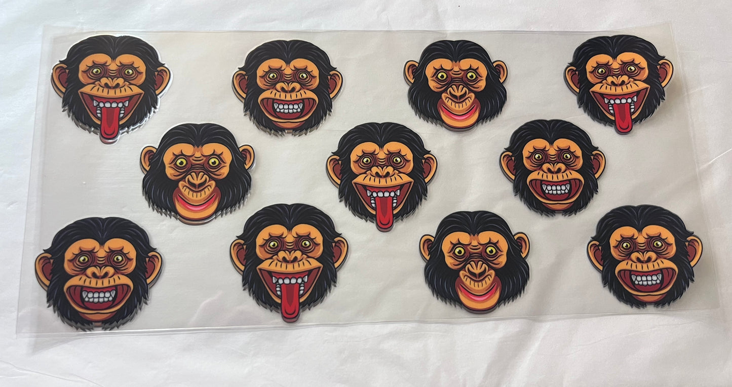 (A17) Monkey faces