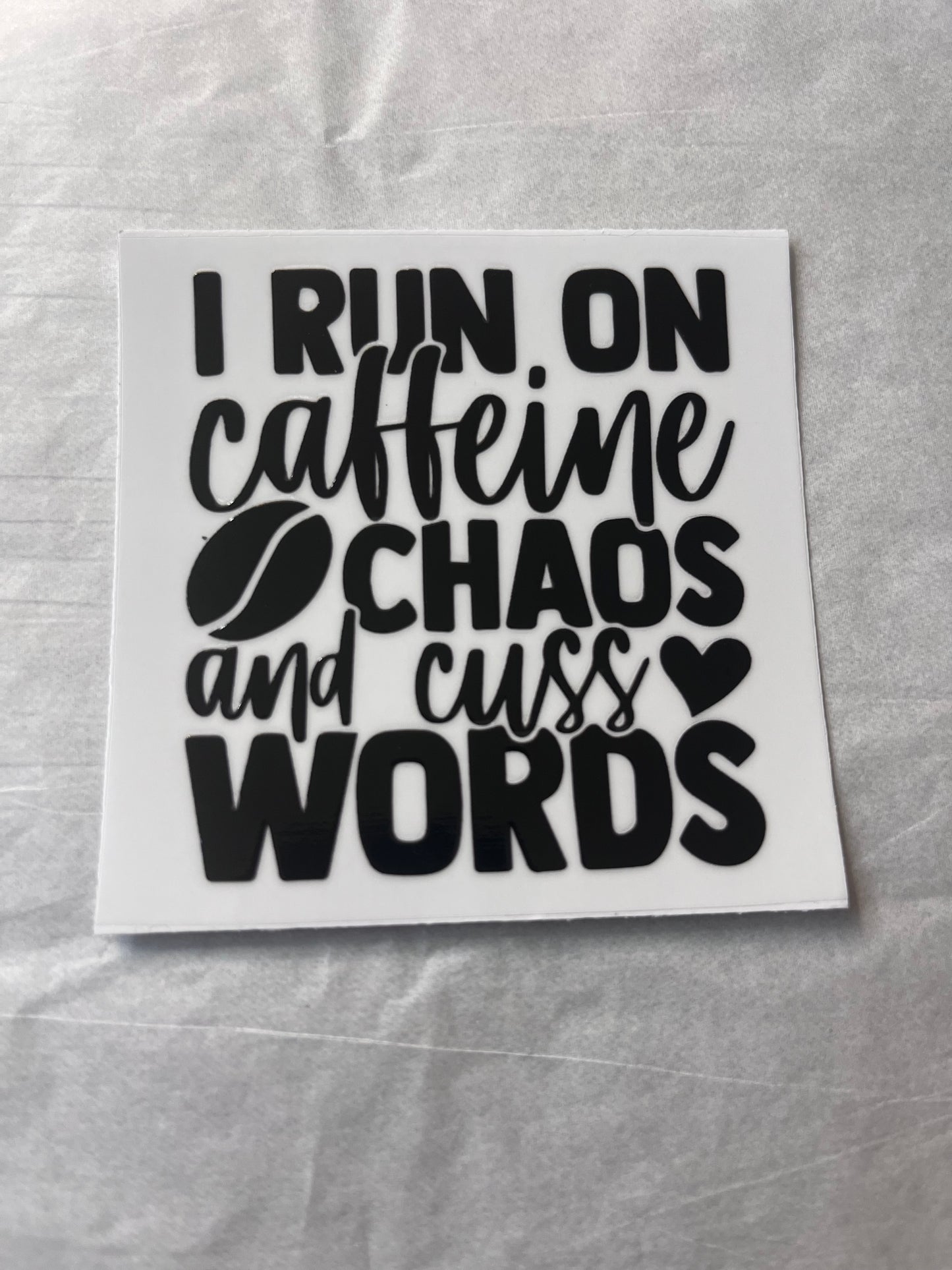 (F14) mini caffeine,chaos, cuss words