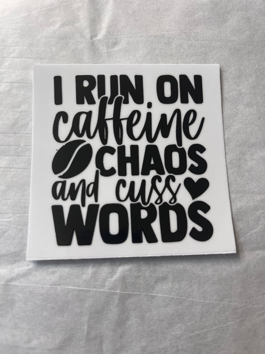 (F14) mini caffeine,chaos, cuss words