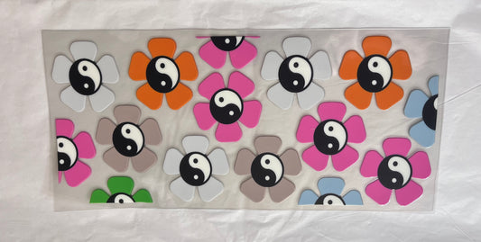 (32) ying-yang flowers