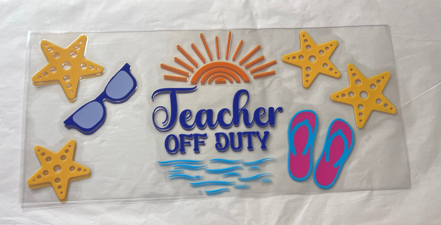 (J5) Teacher off duty