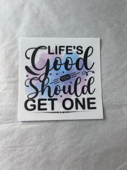 (F3) mini life’s good get one