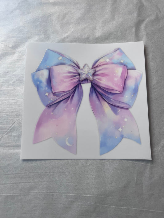(23) Ombré Pink/Blue Bow