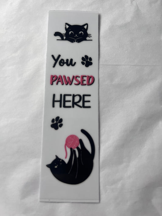 You pawsed here bookmark