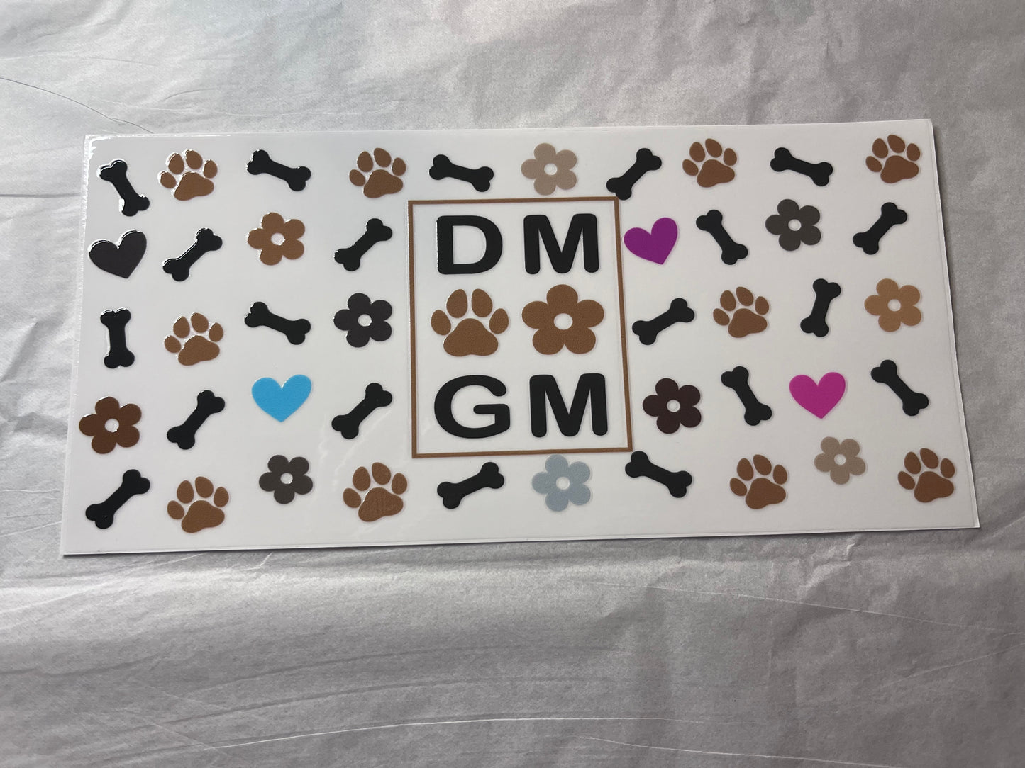 (A5) Dog mom paws&bones