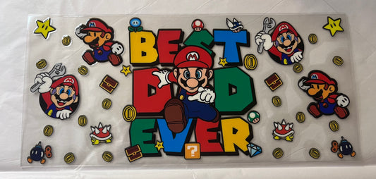 (C22) best dad ever Mario-cart