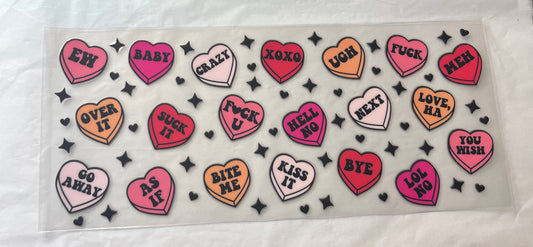 (F21) cursing candy hearts