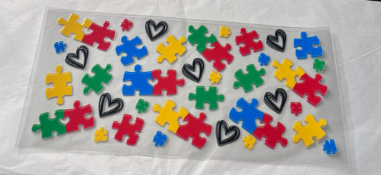 (28) Autism Puzzle Pieces