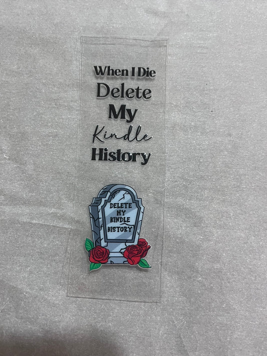 Delete My Kindle History Bookmark