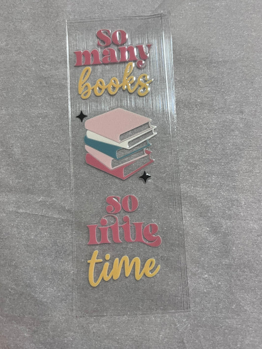 So Many Books So Little Time bookmark
