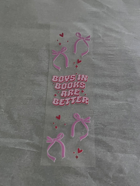 Boys in Books are Better bookmark