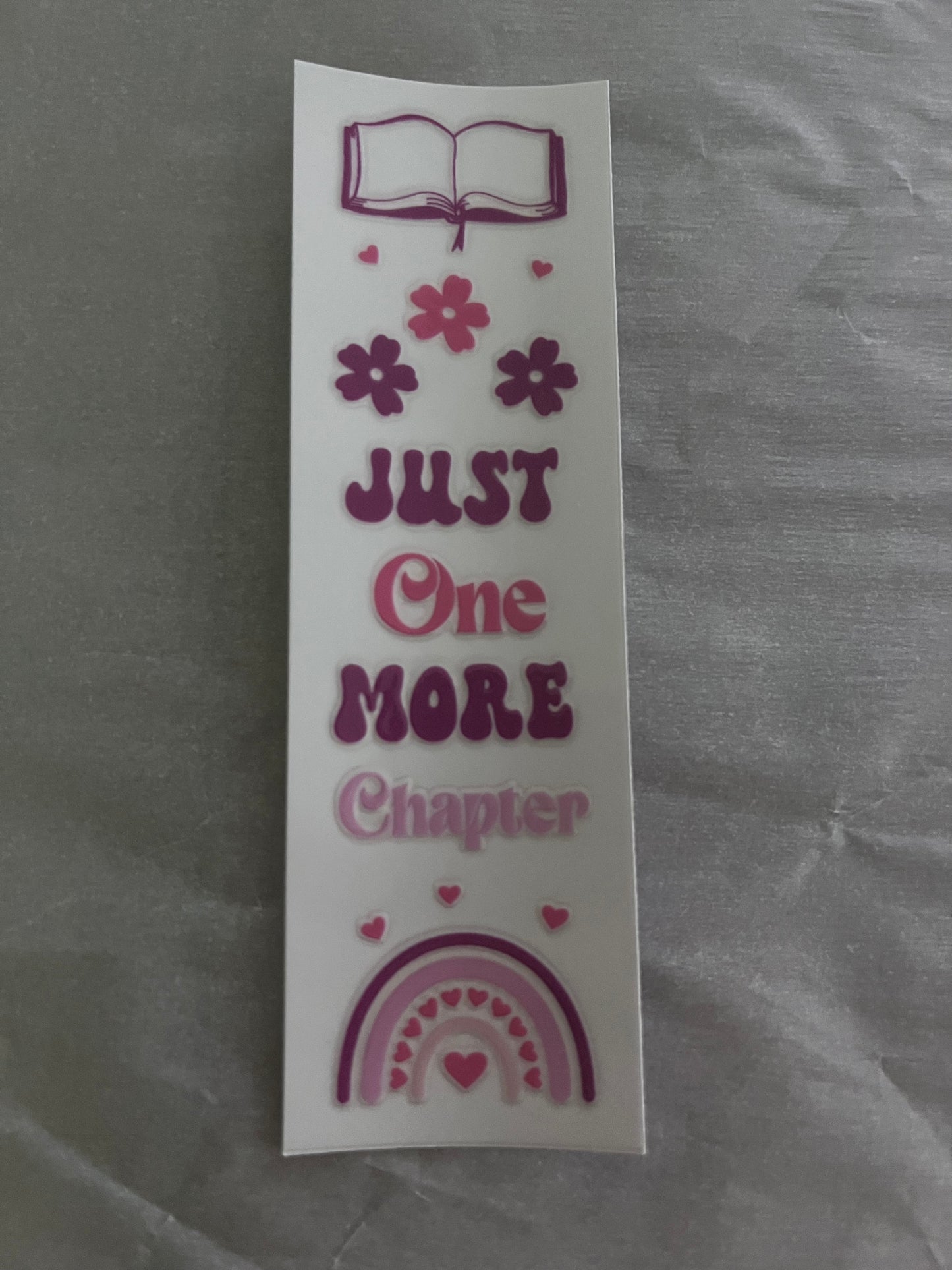 One more chapter bookmark