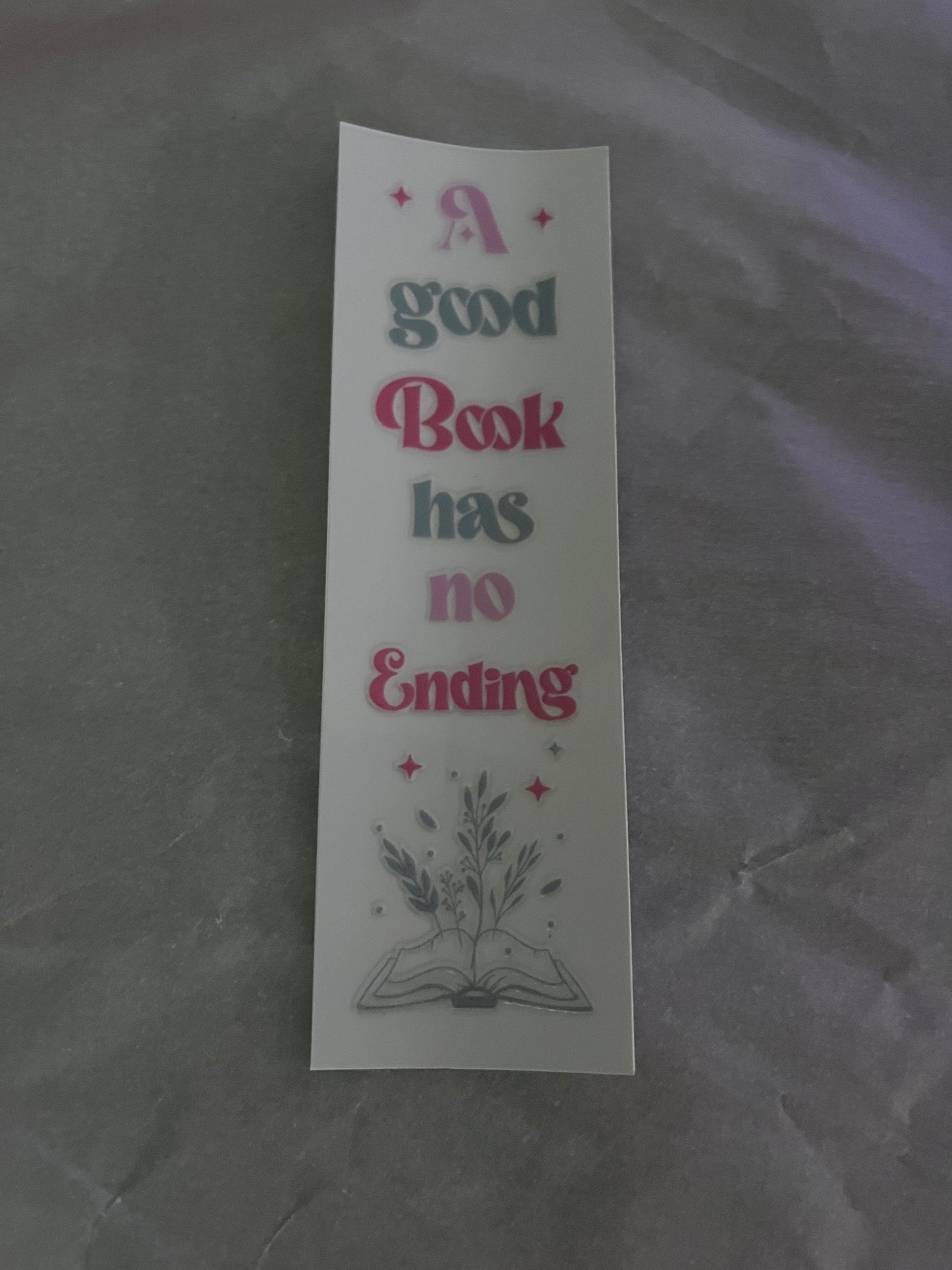 No ending bookmark